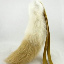 Fox Fur Fox Tail (really natural fox fur) use for bag hanging or keychain T14-10