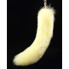 Fox Fur Fox Tail (really natural fox fur) use for bag hanging or keychain T26