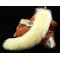 Fox Fur Fox Tail (really natural fox fur) use for bag hanging or keychain T26