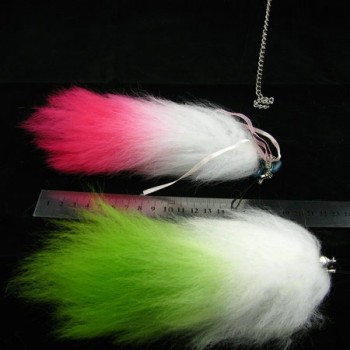 Fox Fur Fox Tail (really natural fox fur) use for bag hanging or keychain T27-2