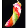 Fox Fur Fox Tail (really natural fox fur) use for bag hanging or keychain T31
