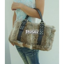 Fur Bags Rabbit Fur BagS Rabbit Fur Tote Rabbit Fur Handbags 3 Colors S14