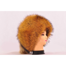 Women's Russian Hats (Raccoon) - Genuine Winter Russian Ushanka Fur Hats Winter Hats Z87-2