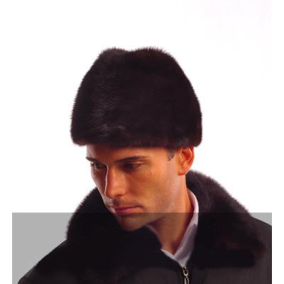 Men's Russian Hats (Mink) - Genuine Winter Russian Ushanka Fur Hats Winter Hats Z90-1