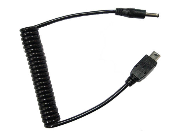 Mini USB спиральный кабель