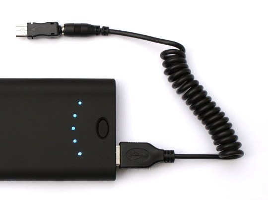 Micro USB кабель катушки