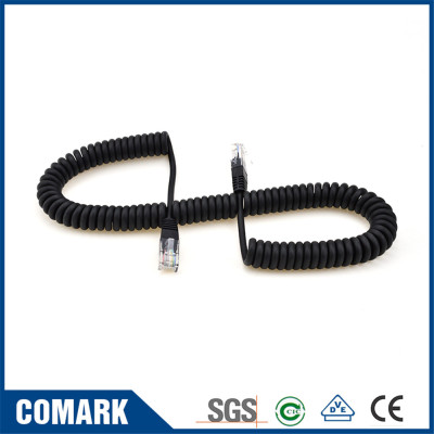 Spiral patch cord