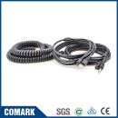 Telephone Spiral Cable RJ11 RJ12 RJ45 18AWG Flat Telephone Cable