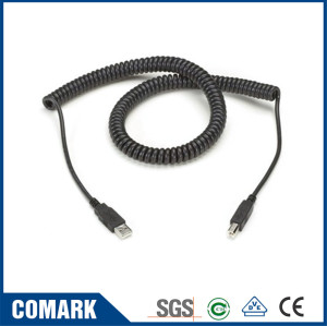 Printer USB spiral cable