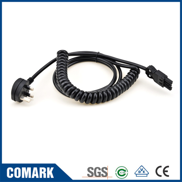 Wieland GST coiled power cord