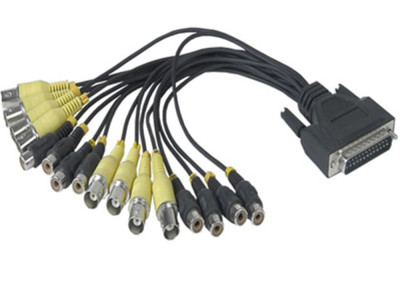 DB25-8BNC+8RCA custom cable