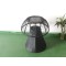rattan desk with one piece solar lamp in it