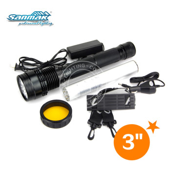 50W/38W military HID torch flashlight