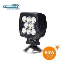 80W CREE 10-60V  LED Work Light Headlight SM6801