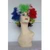 Synthetic African National Flag Wig