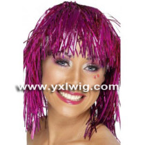 Metallic Wig,Tinsel Wig