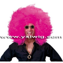 Huge Pink Afro Wigs