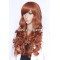 synthetic fashion hair wigs,lady curl wig
