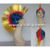 Synthetic Fans Mohican Wig