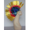 Synthetic Fans Mohican Wig