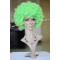 green promotion wig