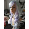 China Purple and Blue Synthetic Wigs