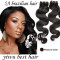 free shipping virgin brazilian body wave hair 3pcs/lot,mixed length,hair extensions human,weave hair
