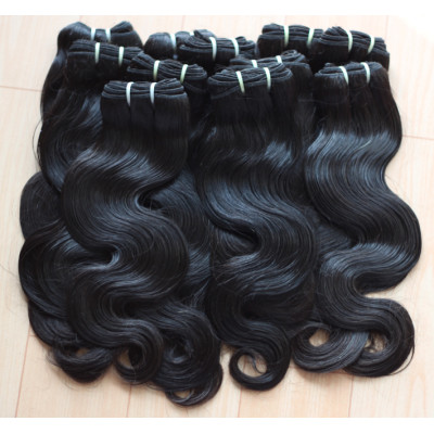 free shipping virgin brazilian hair 4pcs/lot,body wave hair weave,unprocessed remy hair
