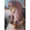 Japanese style faded color fashion synthetic wigs