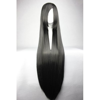 Long Straight Black Cosplay Wig