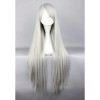 Long Silver Straight Cosplay Wig