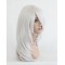 55cm Medium Nabari no Ou-kurookano shijima Silver White Anime Cosplay Costume Wig