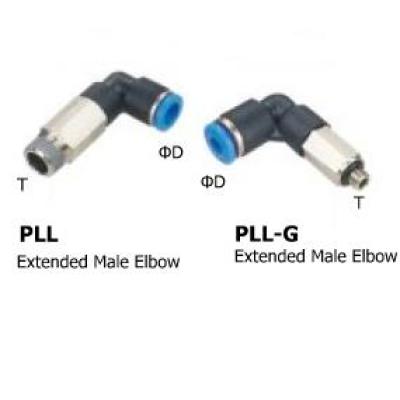Push in fittings-long male elbow PLL