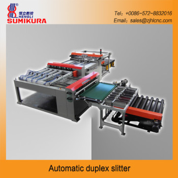 Automatic duplex slitter