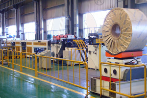The use of the aluminum scroll cutting line