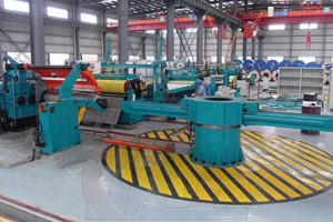 The use of the silicon steel shearing line