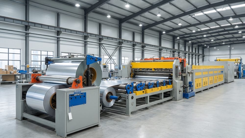 HL1200BS2 sheeting line in factory