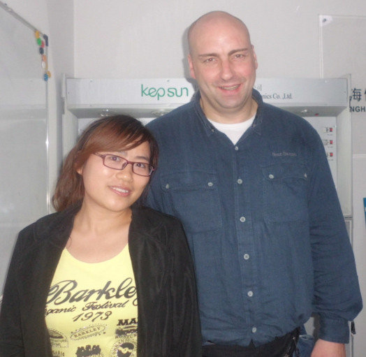 Germany's Cuostmer Visited Kepsun to discuss led tube light business.