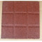 Red Recycled rubber tile