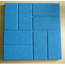 400 * 400 EPDM rubber floor tiles