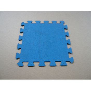 Interlocking  rubber tiles