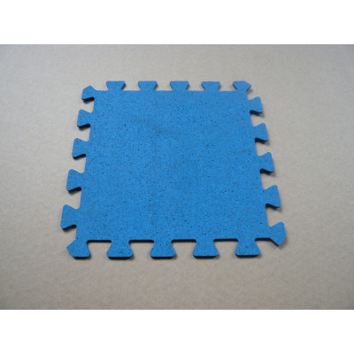 Interlocking  rubber tiles