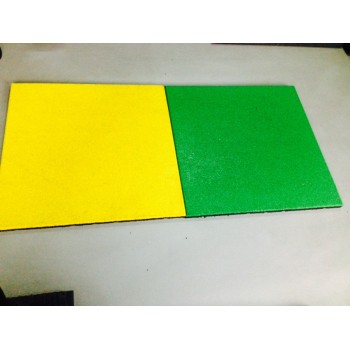 Surface dye recyle rubber flooring tiles