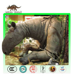 الحجم الحقيقي متحركالنحت paraceratherium
