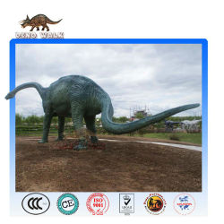 große jurassic dinosaurier skulptur