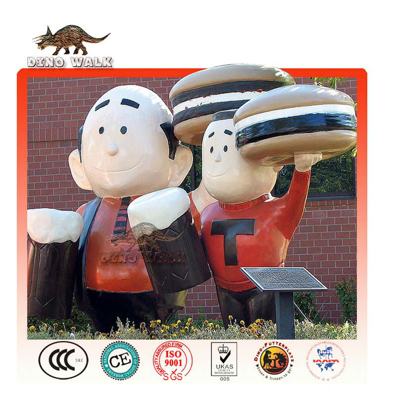 Customized Fiberglass Cartoon Figure