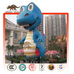 große fiberglas cartoon dinosaurier