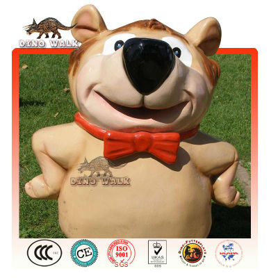 Cartoon Dog Fiberglass Statue