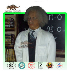lebensgroße figur einstein silikon