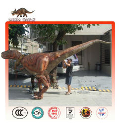 entretenimento interativo traje de dinossauro